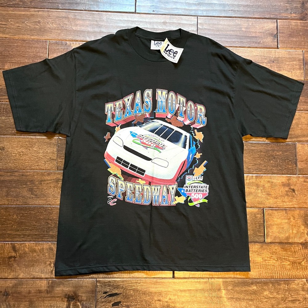 Vintage 90s Texas Motor Speedway Interstate Batteries 1997 New NWT T Shirt 2XL